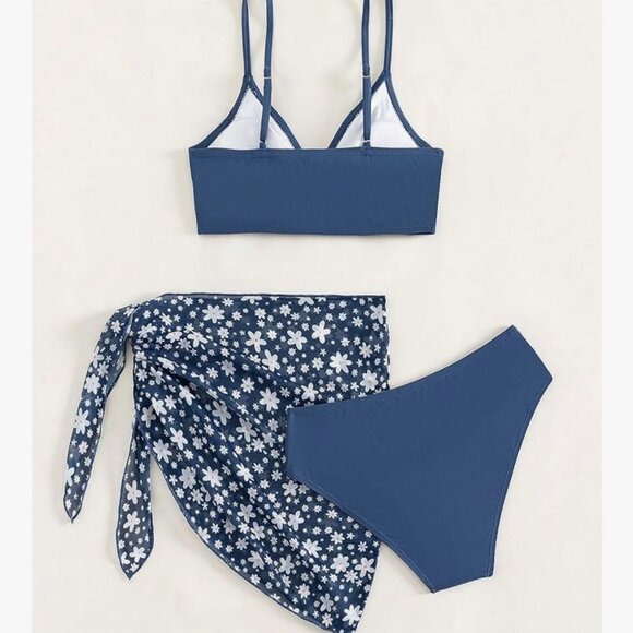 GIRLS SIZE 14 3PIECE BIKINI SET - Picture 3 of 3